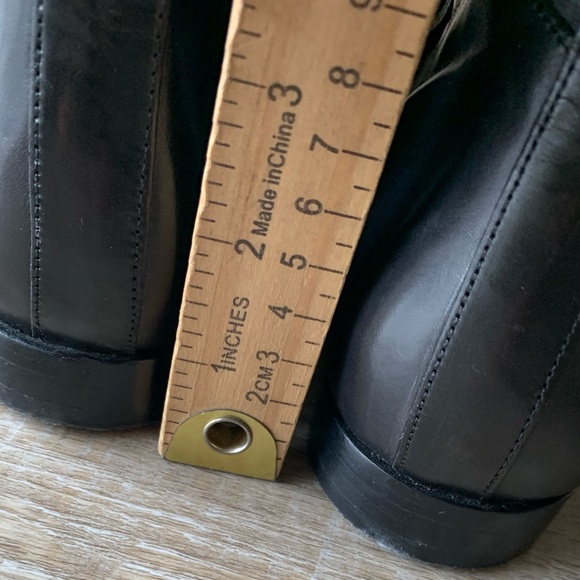 Cole Haan NikeAir Tall Knee High Riding Black Brown Leather Boots Women’s 9B - Picture 8 of 16